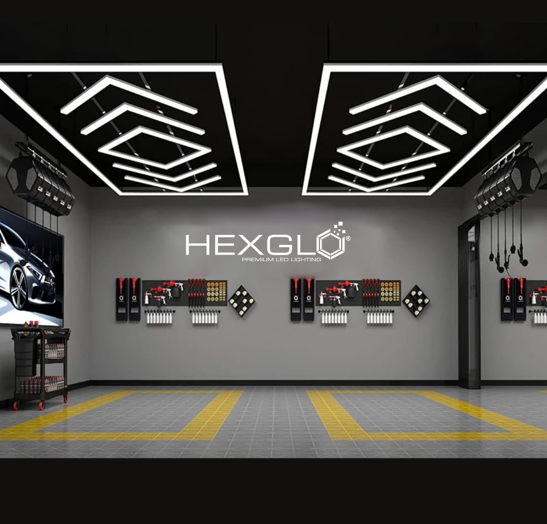 Hexglo Diamond Series Modular Lighting Systems With Border